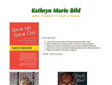 Tablet Screenshot of kathrynmariebild.com